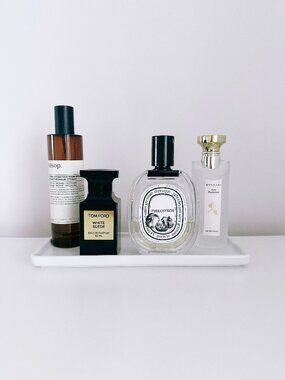 Muji White Porcelain Tray Storage - Size Large